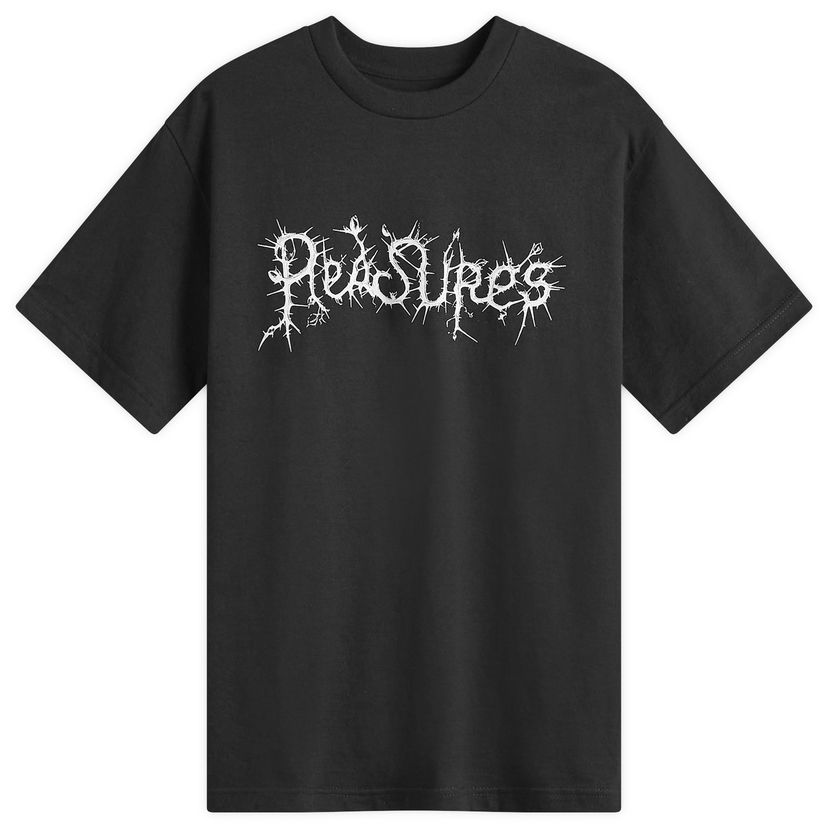 T-shirt Pleasures Nature Black T-Shirt Sort | P24W037-BLACK