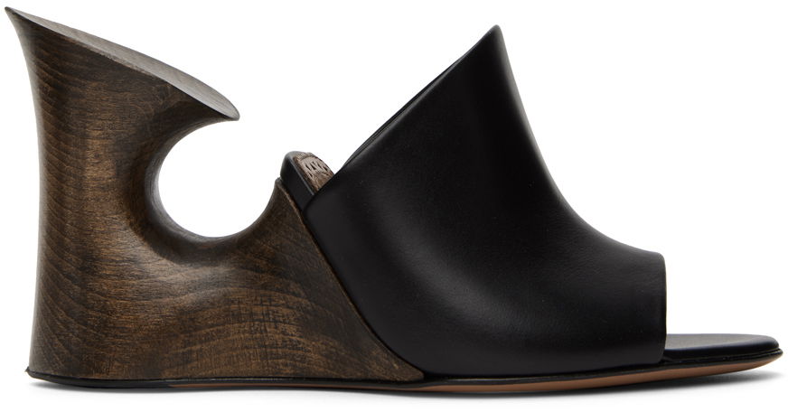 Skopleje Alaïa ALAÏA Sculpture Mules Sort | AA3M033CK133, 0