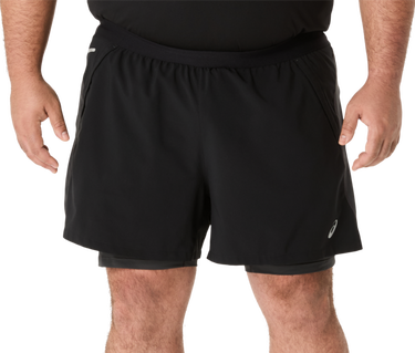Shorts Asics Road 2-in-1 5" Shorts Sort | 2011d245-001, 0