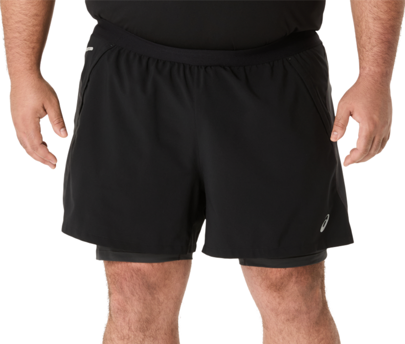 Shorts Asics Road 2-in-1 5" Shorts Sort | 2011d245-001