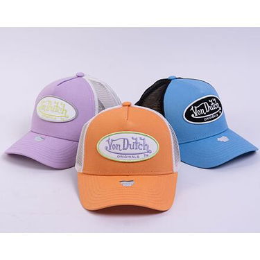 Kasket Von Dutch Trucker Boston Peach/White Orange | VD7030425, 3