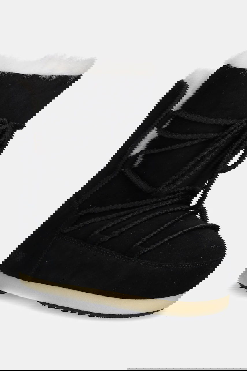 Sneakers og sko Moon Boot EVX Suede Shearling Lined Snow Boots Sort | 80D1470050.N001, 0