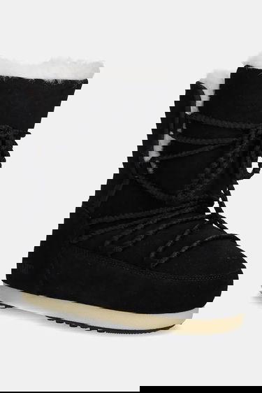 Sneakers og sko Moon Boot EVX Suede Shearling Lined Snow Boots Sort | 80D1470050.N001, 0