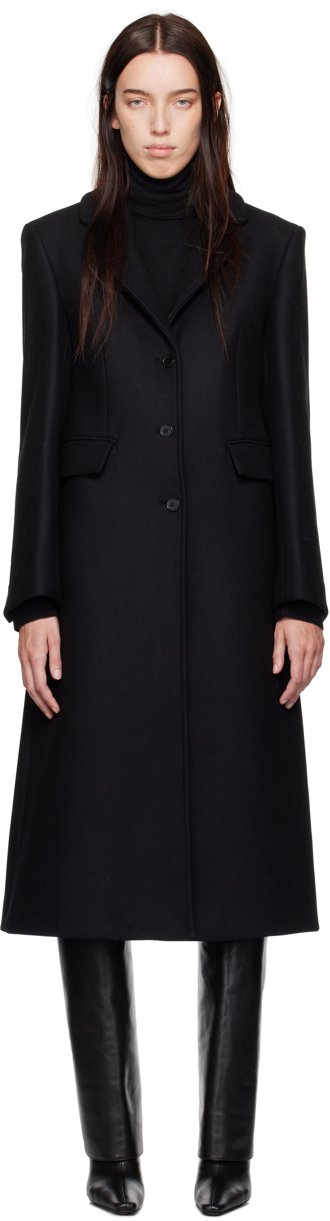 Frakker Loulou de Saison Loulou de Saison Alisa Long Coat Sort | ALISA, 0