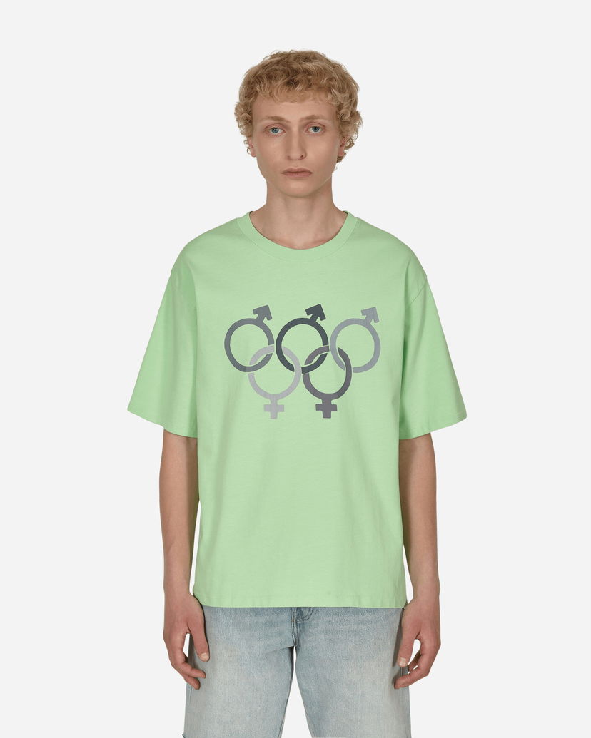 T-shirt ERL Olympics Sex T-Shirt Green Grøn | ERL04T010 2