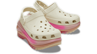Sneakers og sko Crocs Classic Mega Crush Clogs Beige | 208988-2Y3, 1