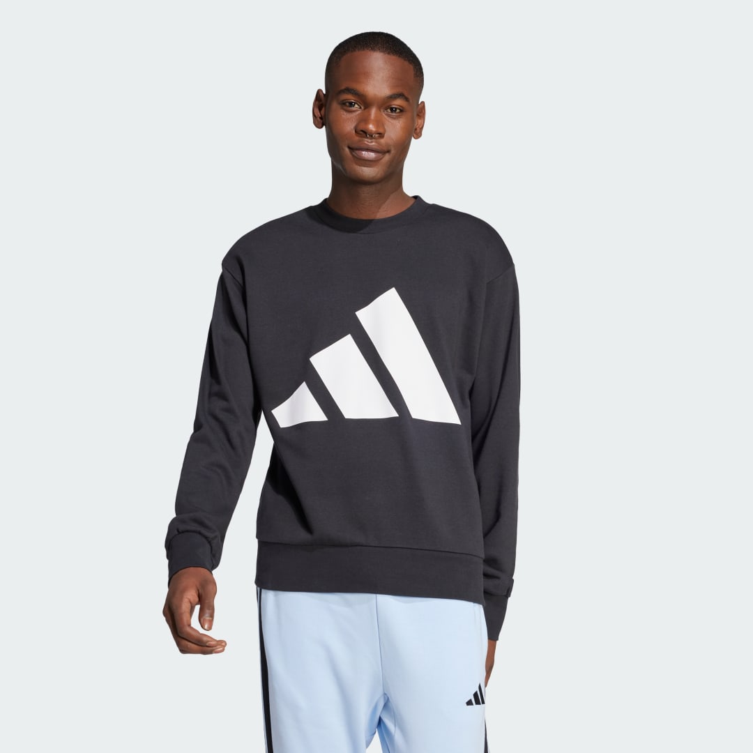 Sweatshirt adidas Performance Essentials Big Logo Sweatshirt Sort | JE8949, 0