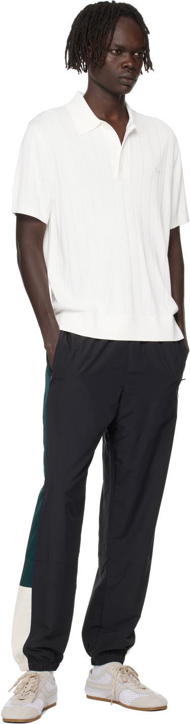 Polo skjorte Lacoste Ribbed Knit Polo Hvid | AH5339_70V, 3