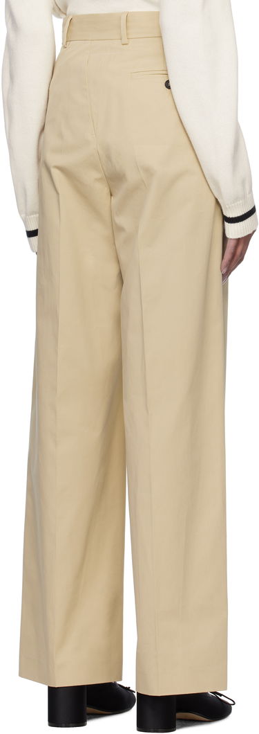 Bukser Maison Margiela MM6 Maison Margiela Tailoring Twisted Trousers Beige | S52KA0516 M35148, 2