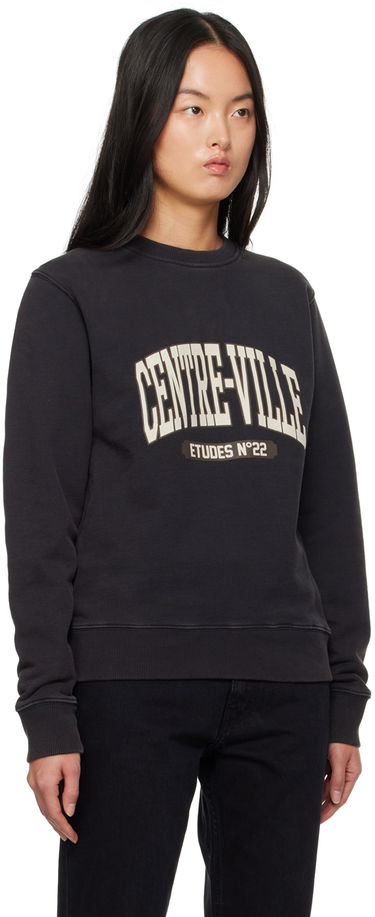 Sweatshirt Études Études Story Centre-Ville Sweatshirt Sort | H23MM205A01595, 1