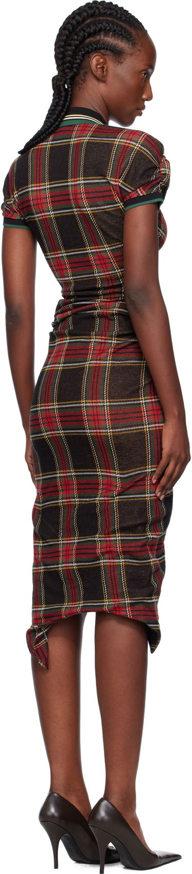 Kjole Vivienne Westwood Vivienne Westwood Pulling Plaid Midi Dress Flerfarvet | 1601004S-J009T-, 2