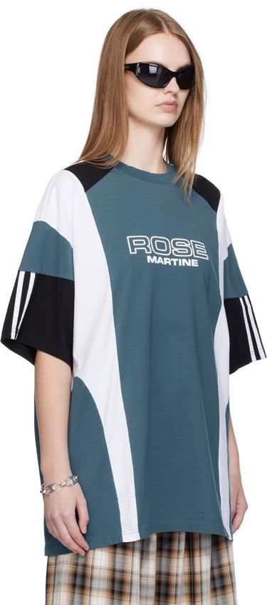 T-shirt Martine Rose Martine Rose Oversized Panelled T-Shirt Turkis | 630JE01529D, 4