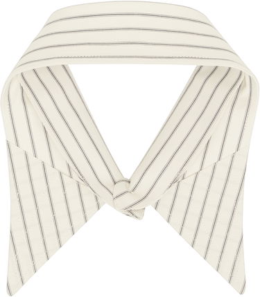 Skjorte Maison Margiela Maison Margiela Stripe Collar Hvid | S50FX0035 M35305, 1