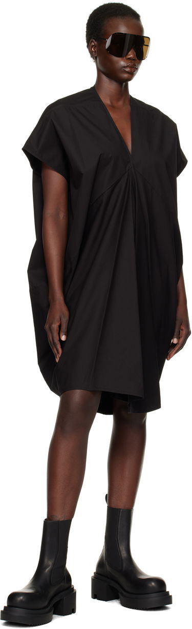 Kjole Rick Owens Rick Owens Hollywood Tommykite V Minidress Sort | RP01E7556 P, 3