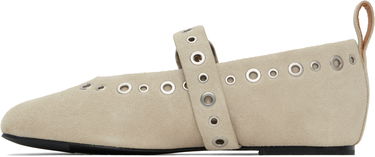 Tøj rag & bone rag & bone Spire Mary Jane Ballerina Flats Beige | WFF24HF1008SU08, 2