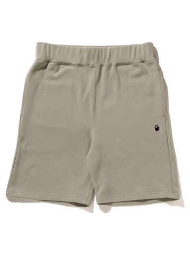 Shorts BAPE Ape Head One Point Sweat Short Beige | 1J30-153-023
