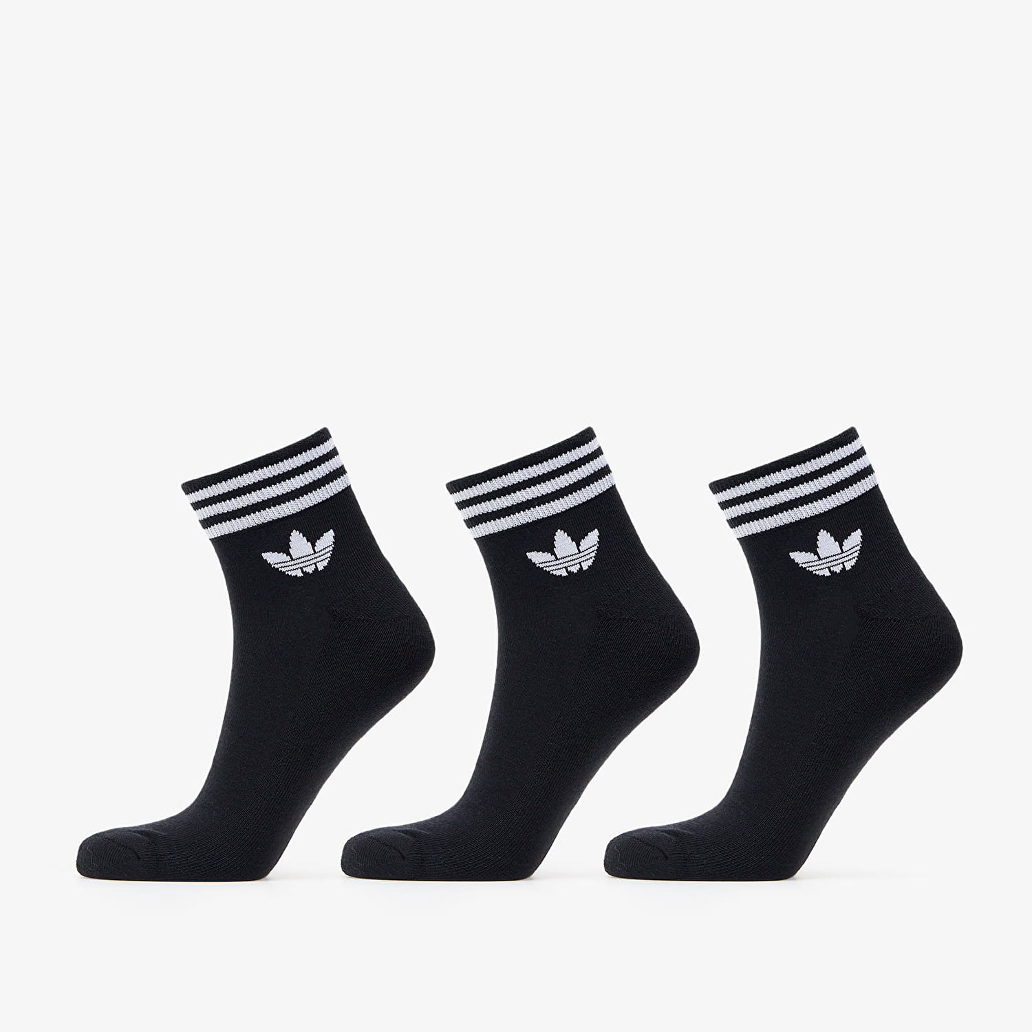 Sokker adidas Originals Trefoil Ankle Socks 3-Pack Sort | EE1151, 0