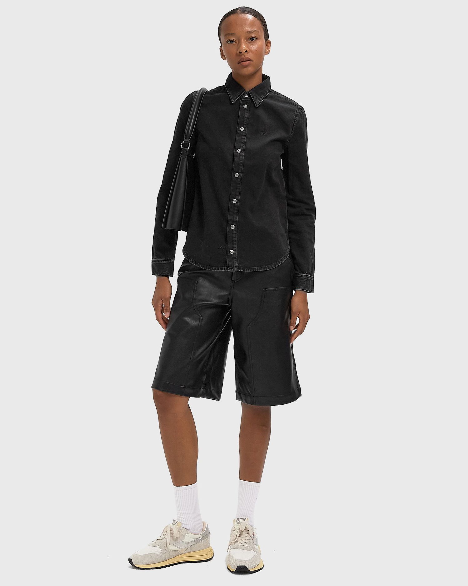 Skjorte Diesel DE-EAZY Denim Shirt Sort | A15808-068SS-02, 1