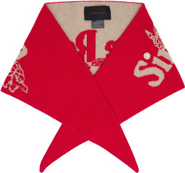 Tørklæde Simone Rocha Simone Rocha Graphic Logo Knit Neckerchief Scarf Flerfarvet | KIMK3WDB 0669, 0