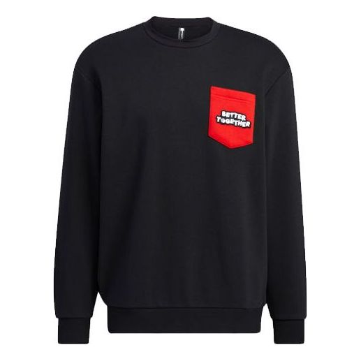 Sweater adidas Originals Sesame Street Pocket Sweatshirt Sort | HD7290