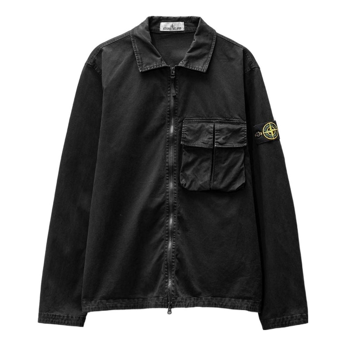 Vindjakke Stone Island Stone Island Overshirt Sort | 781510304-V0129, 0