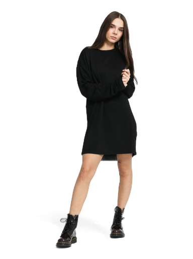 Kjole Urban Classics Modal Terry Crew Dress Sort | TB3014 black