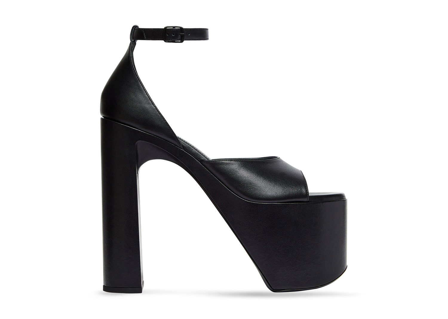 Sneakers og sko Balenciaga Camden 160mm Sandals "Black Leather" W Sort | 742308WB9G11000, 0