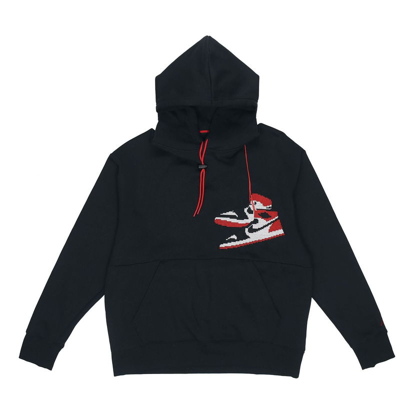 Sweatshirt Jordan Jordan Jumpman Holiday Fleece Hoodie Sort | CT3458-010