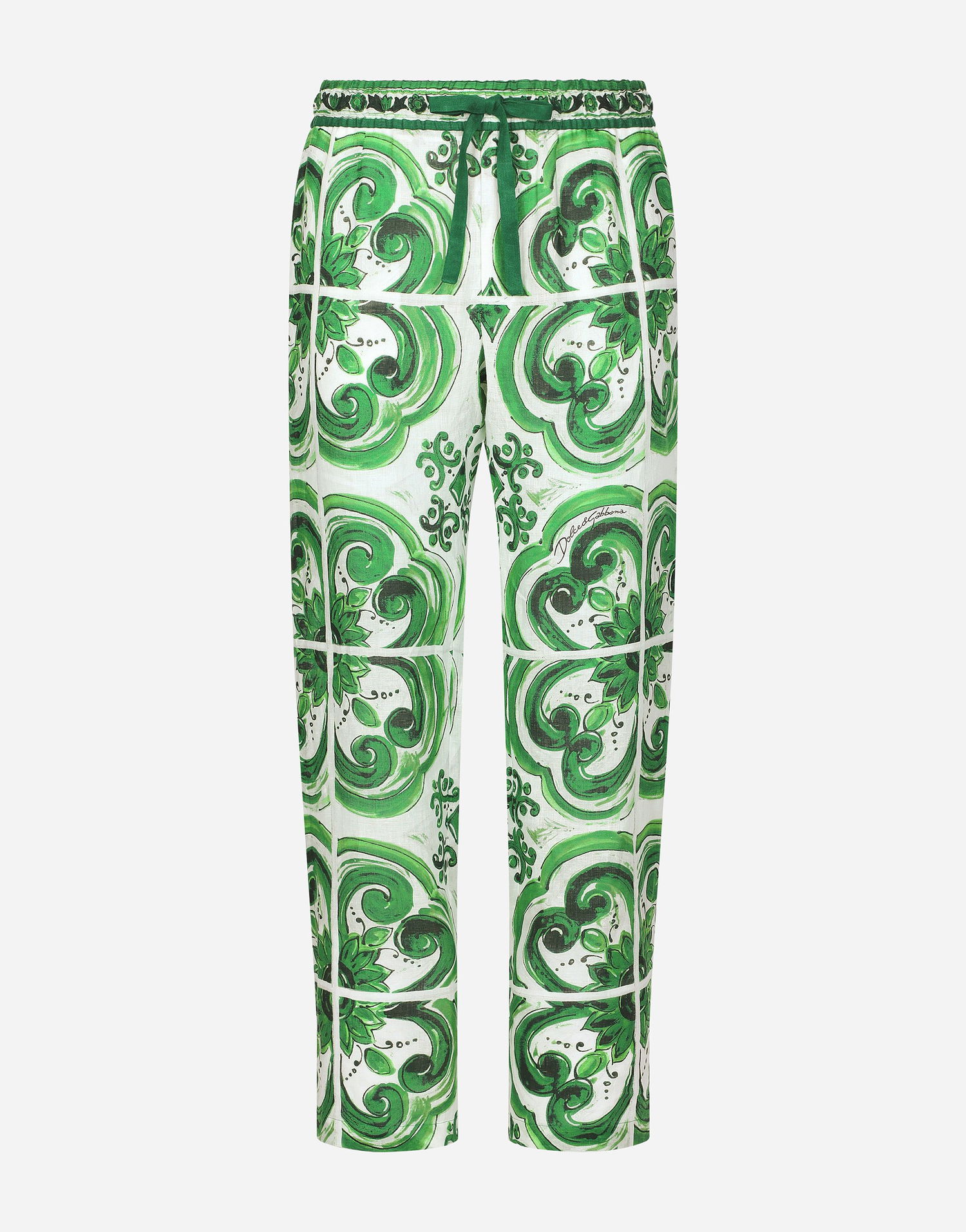 Bukser Dolce & Gabbana Jogging Pants With Print Grøn | GV4LHTFP4M8HU3TN, 0