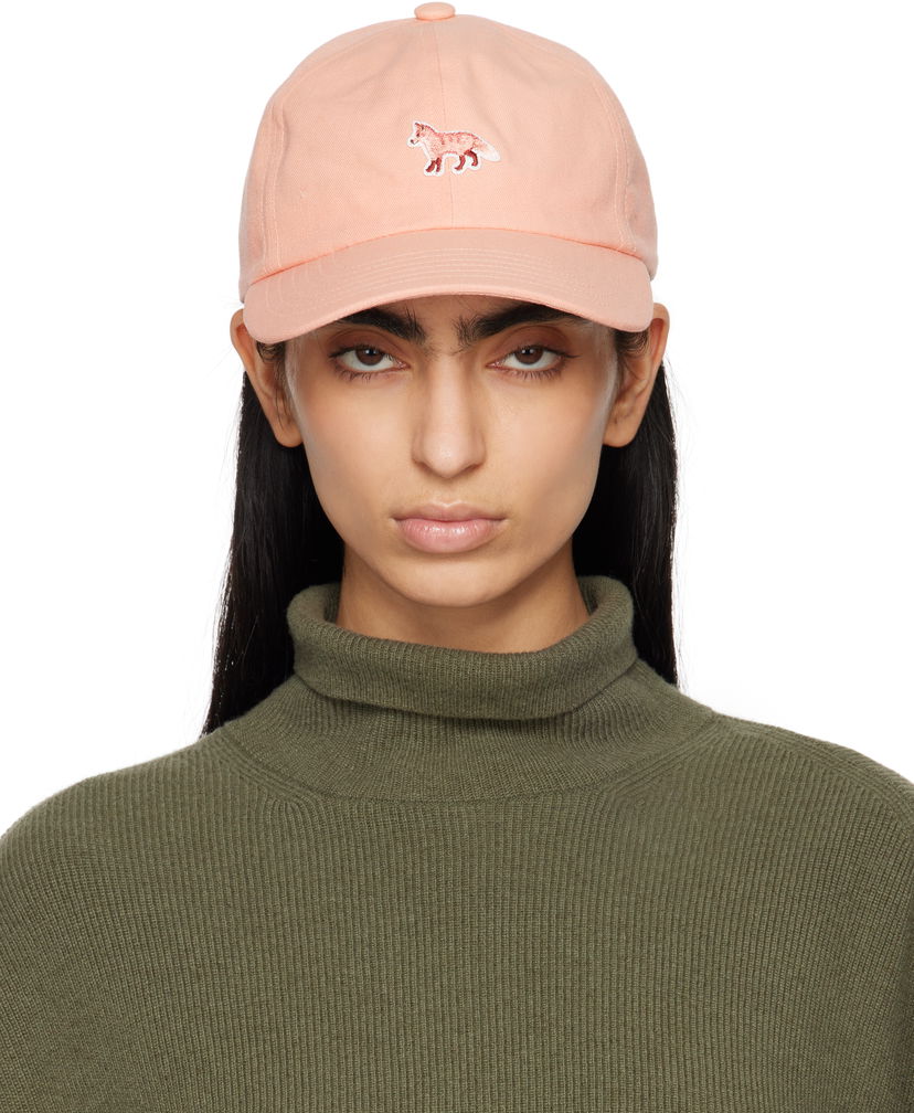 Kasket MAISON KITSUNÉ Maison Kitsuné Baby Fox Baseball Cap Lyserød | OW06108WB0026
