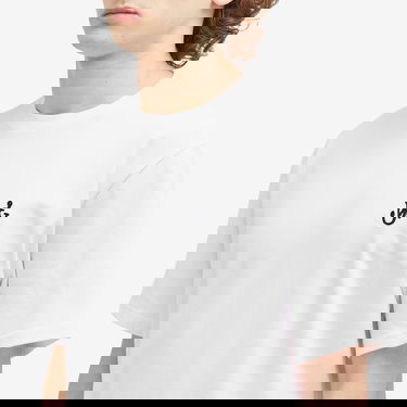 T-shirt JW Anderson Jersey Anchor Embroidery T-Shirt Hvid | JT0257-PG1510-001, 5