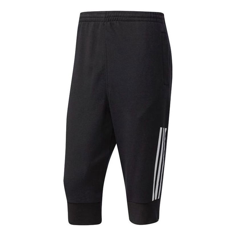 Bukser adidas Originals Stripe Printing Three Quarter Length Training Pants Sort | Z32382
