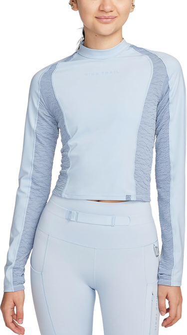 T-shirt Nike W NK TRAIL DF LS TOP Turkis | fn4706-440, 0