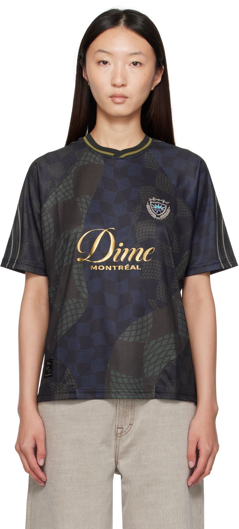 Jersey Dime Dime Checkered Home Jersey Sort | DIMESU254BLK