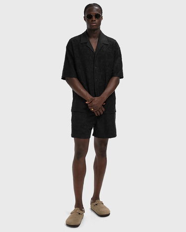 Skjorte Represent Clo Towel Embroidered Shirt Sort | MLM100290-01, 2