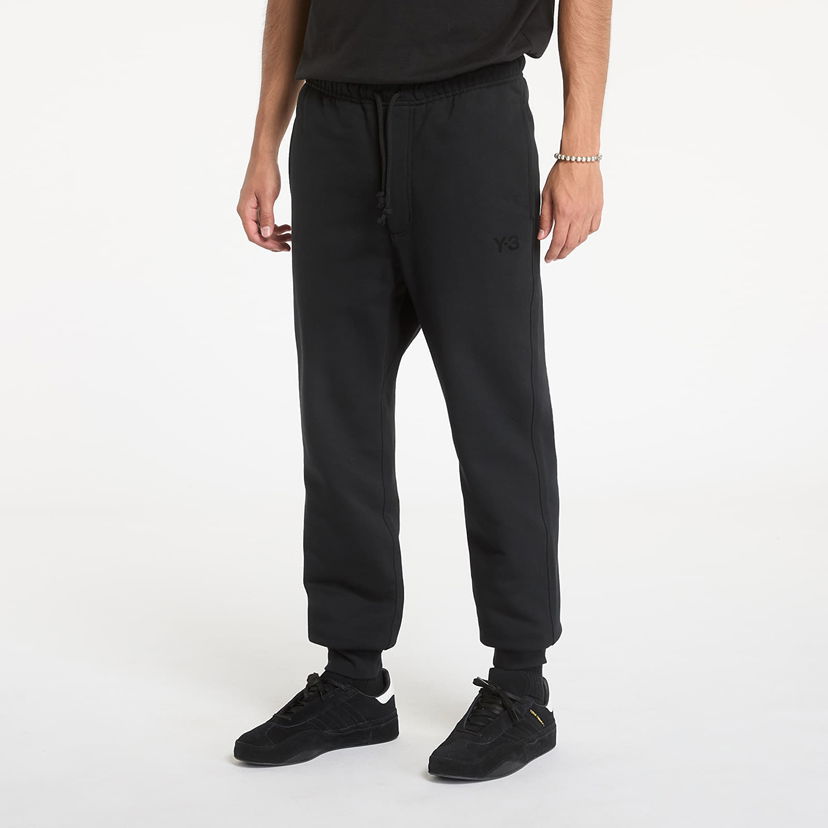 Joggingbukser Y-3 Brushed Terry Cuffed Pant Black Sort | IW0070