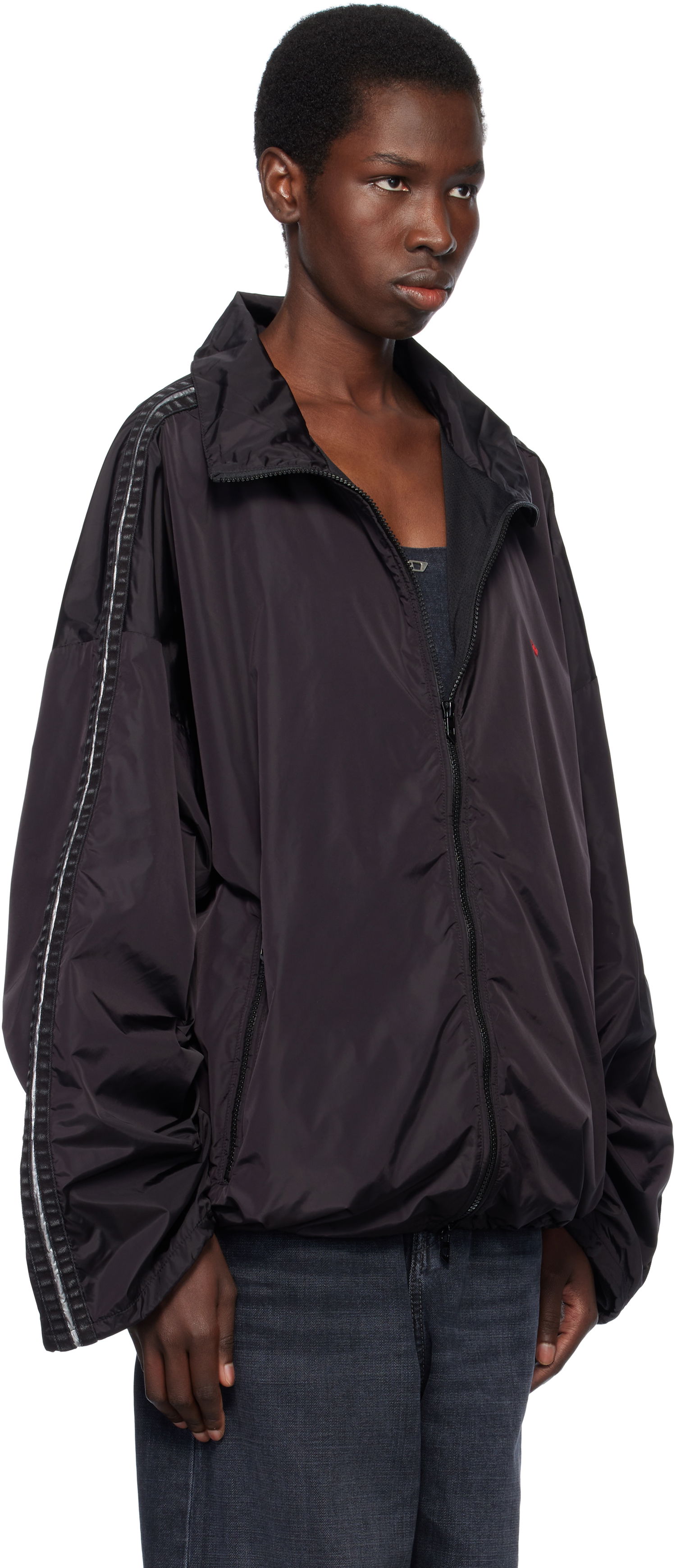 Jakke Diesel J-Caron Track Jacket Sort | A16682 0NJBU, 1