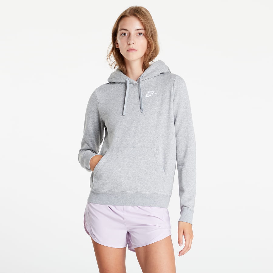 Sweatshirt Nike Sportswear Club Fleece Hoodie Grå | DQ5793-063, 0