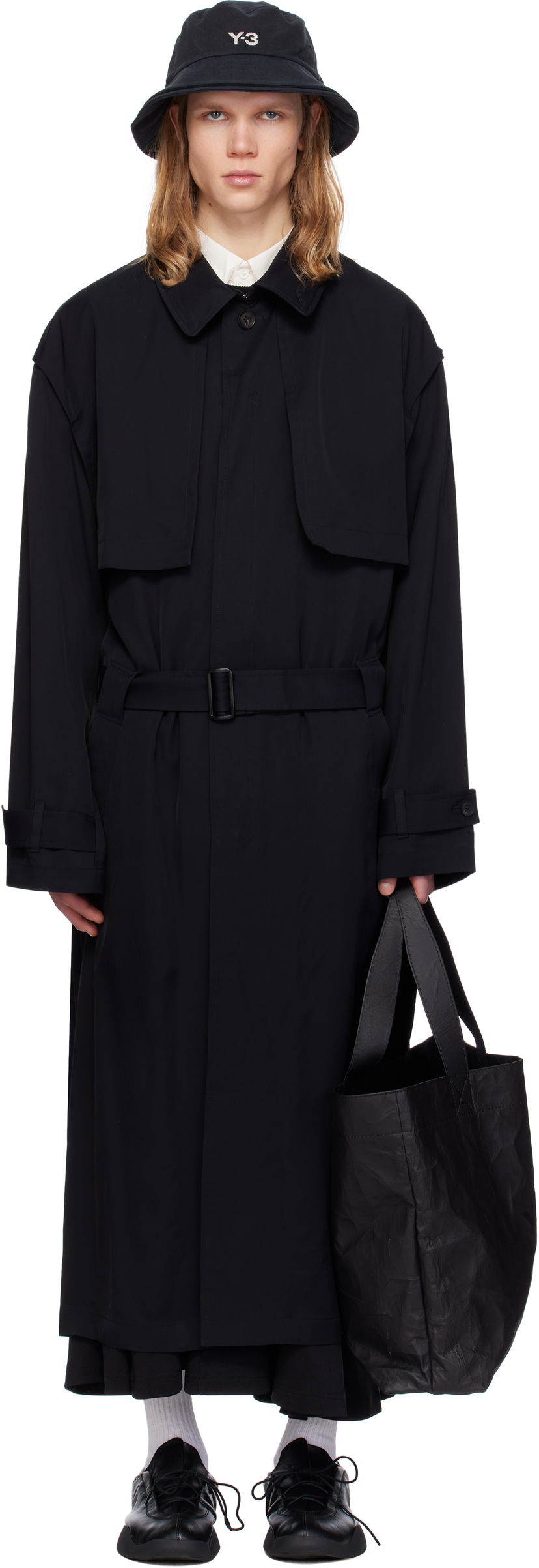 Trenchcoat Y-3 Twill Coat by Y-3 Sort | JD1481