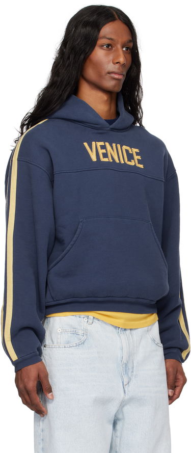 Sweatshirt ERL ERL 'Venice' Football Hoodie Blå | ERL10T026, 1