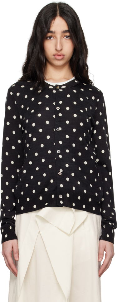 Sweater Comme des Garçons Comme des Garçons Polka Dot Cardigan Sort | RO-N505-051-1, 0
