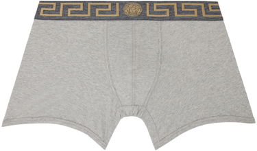 Boksere Versace Greca Border Boxers Grå | AU10028 A232741, 0