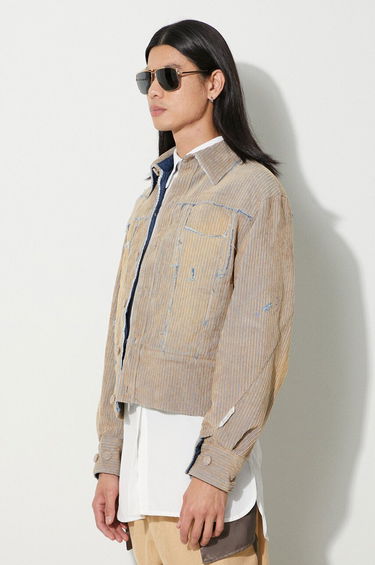 Jakke ADER ERROR Corduroy Trucker Jacket Beige | BMADFWJK1603, 3