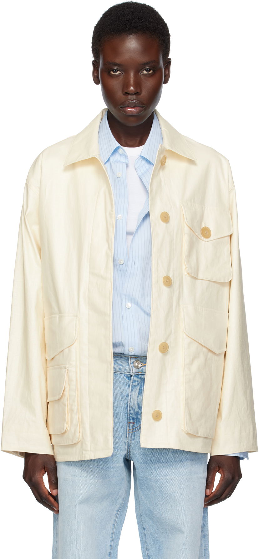 Jakke rag & bone Rag & Bone Aston Field Jacket Beige | WAW25P20094709