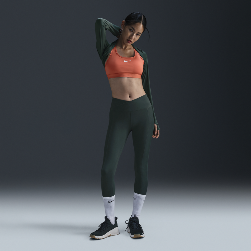 Leggings Nike 7/8 Leggings Wrap High Waisted Grøn | FV7857-338