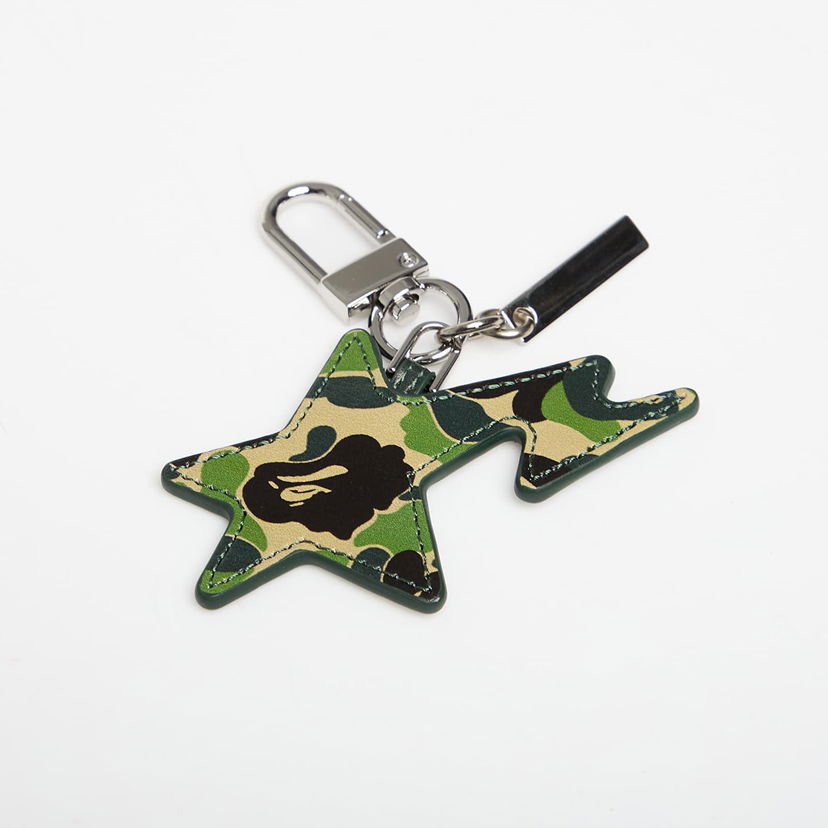Nøgleringe BAPE Abc Camo Sta Keychain Flerfarvet | 001GDL801001MGRN