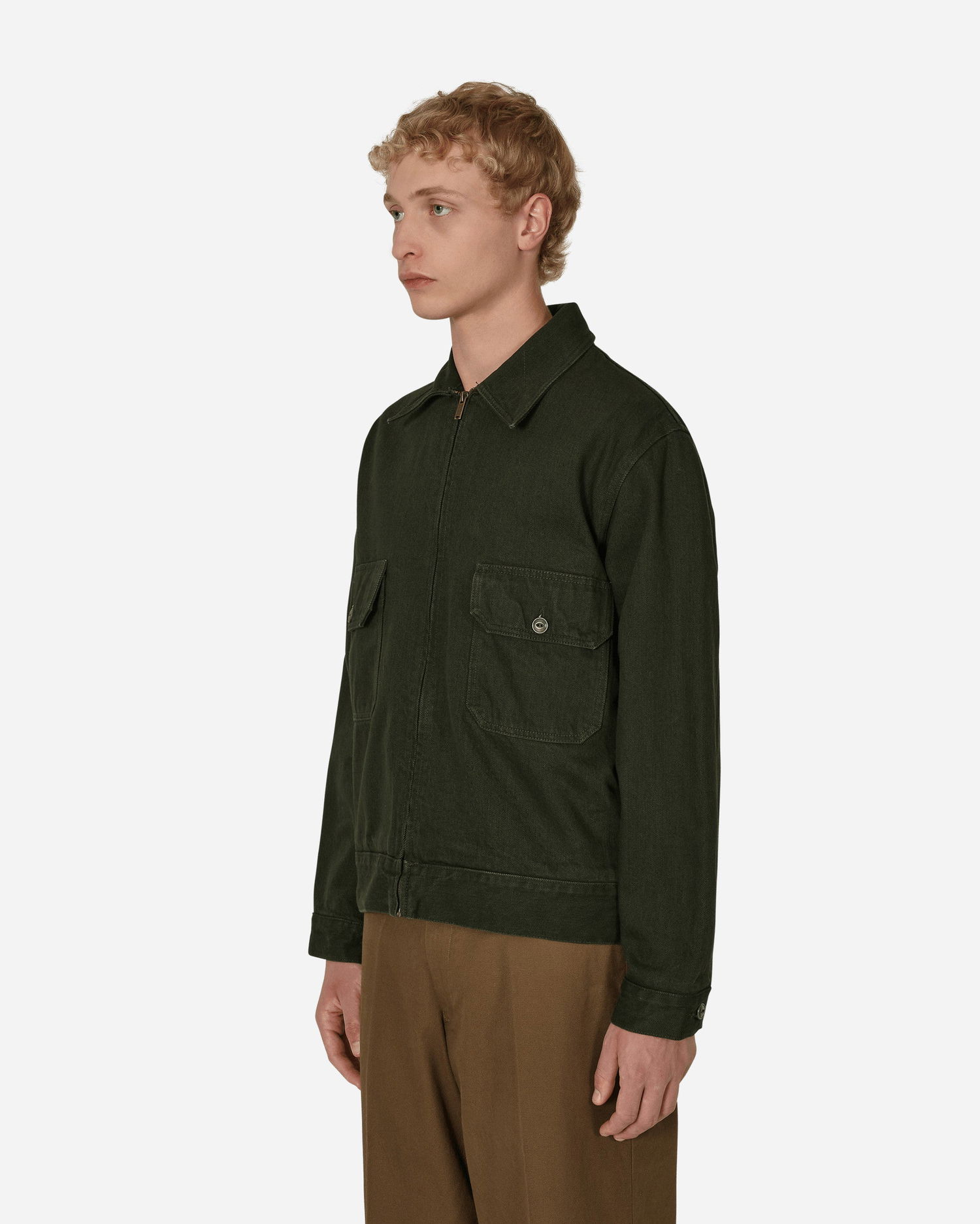 Jakke Levi's Union Trucker Jacket Grøn | A2195 0002, 1