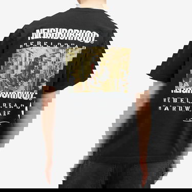 T-shirt Neighborhood Neighborhood x Rebel Dread Hardware T-Shirt Sort | 242PCDRN-ST02S-BLK, 3
