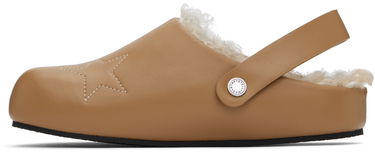 Sneakers og sko Stella McCartney Elyse Shearling Clogs Beige | 810443AP00P0, 2