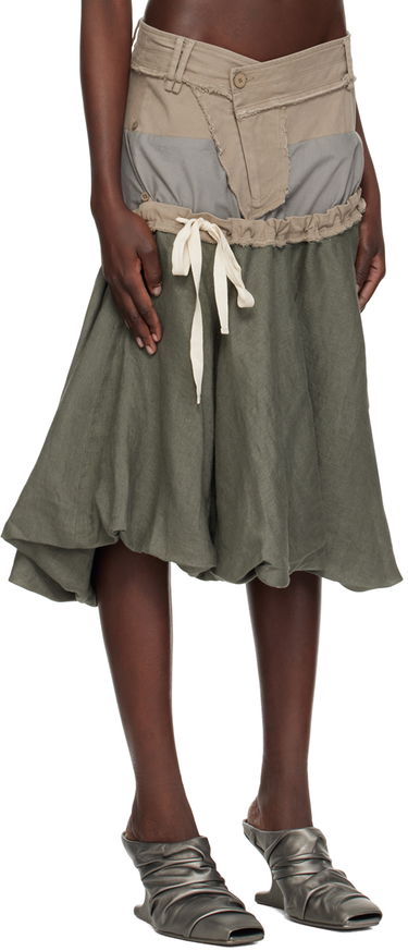Nederdel Ottolinger Ottolinger Layered Midi Skirt Grøn | 0903901, 1
